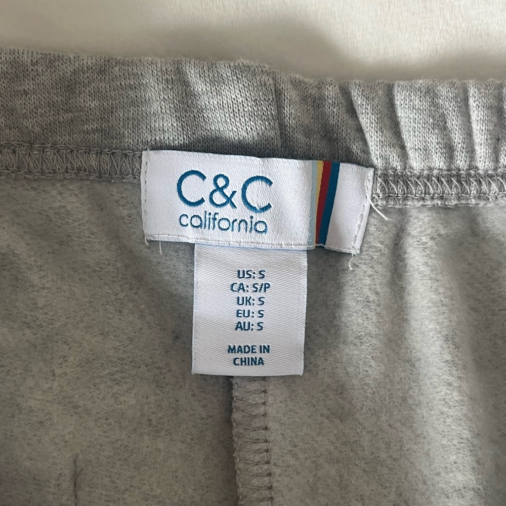 Gray Joggers with Teal Stripes - Picture 3 of 3